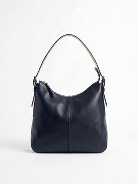 Francesco Biasia Dark Navy Hobo Bag Purse